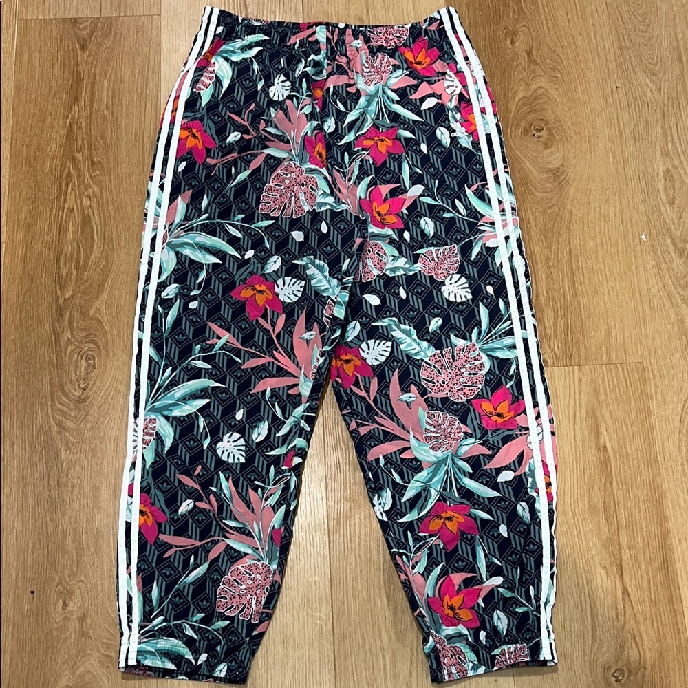 Adidas Originals X Her Studio London Tropical Floral Track Pant Size XL